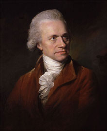 Portrait by Lemuel Francis Abbott, oil on canvas, 1785. Image courtesy the National Portrait Gallery, London.